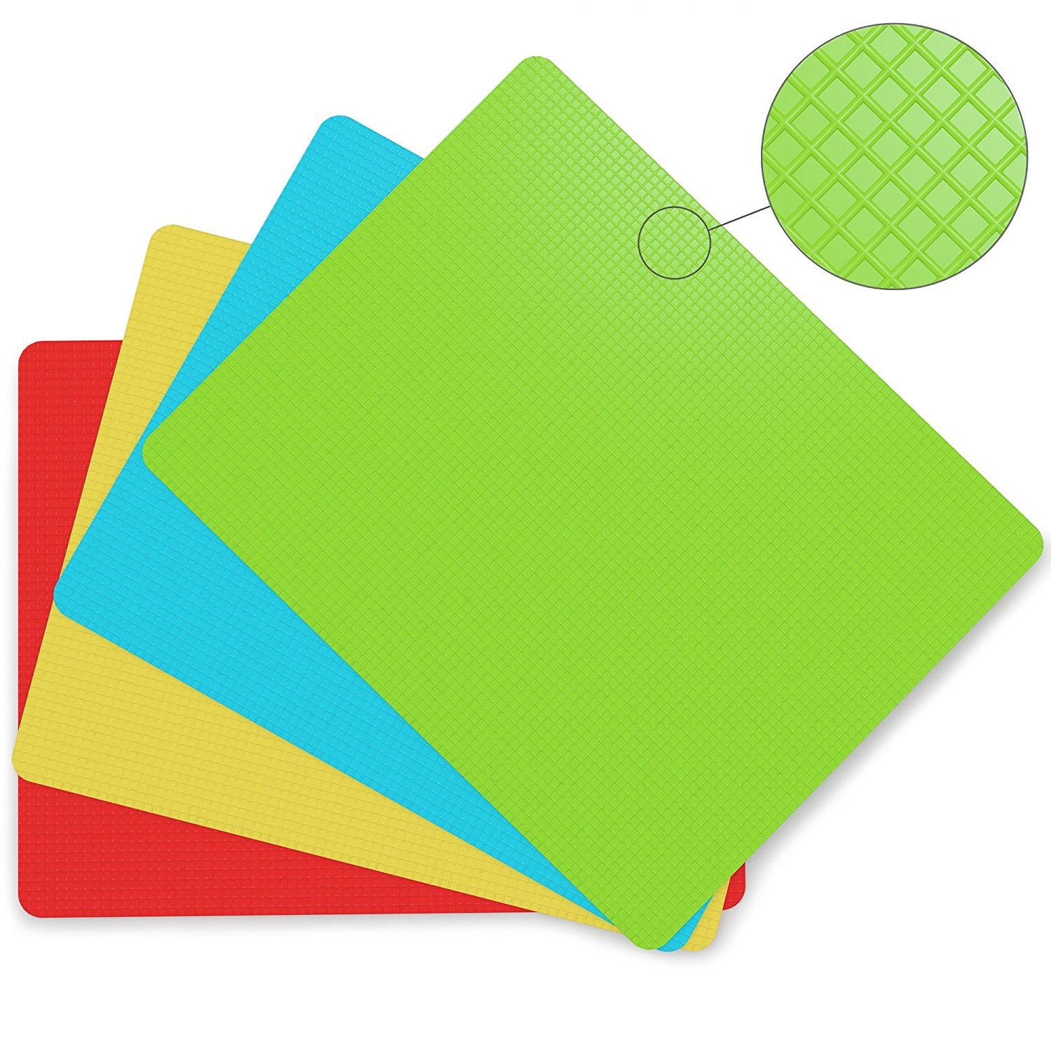 Flexible Nonslip Chopping Block Cutting Mats Kitchen Tools With Food Icons Plastic Cutting Board Se 2