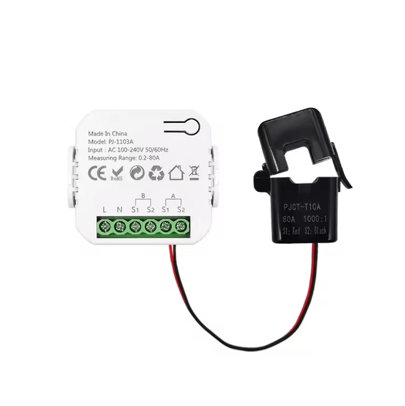 Tuya Smart WiFi Bidirectional Energy Meter With Buzzer Alarm For Export Import Power Monitoring 3