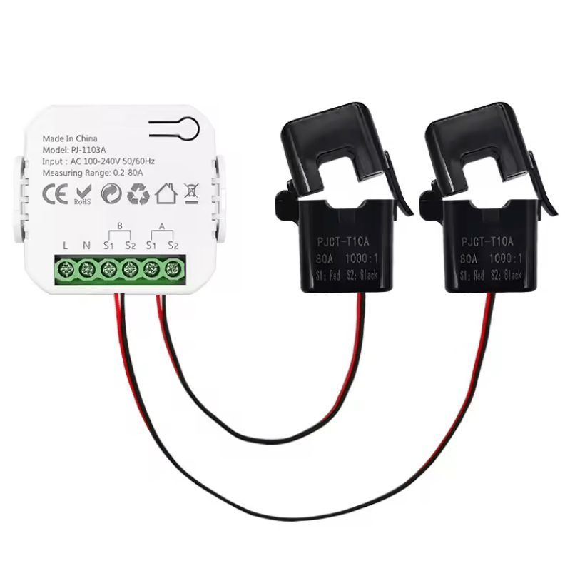 Tuya Smart WiFi Bidirectional Energy Meter With Buzzer Alarm For Export Import Power Monitoring 4