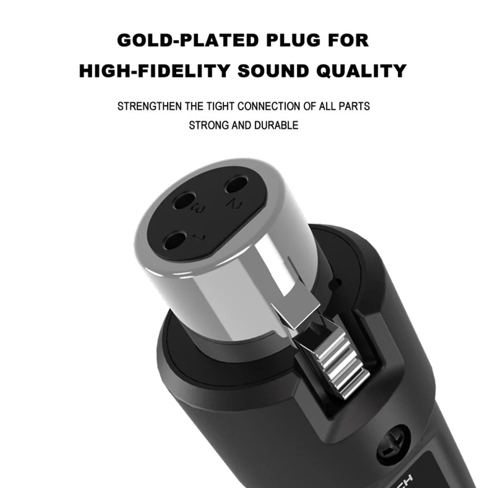 Wireless Microphone Converter  XLR Transmitter  Receiver For Audio Mixers And Electric Guitars 4
