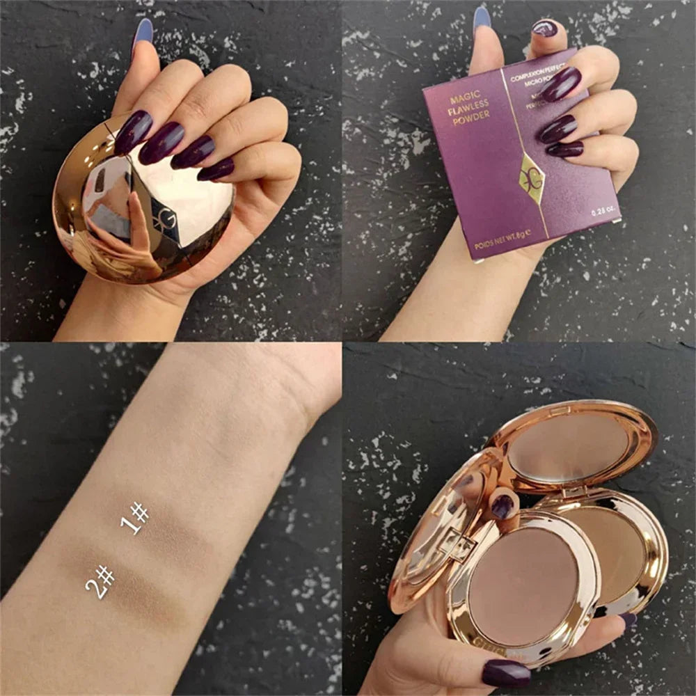 Contour Palette with Mirror, Shadow Powder Bronzer, Three-Dimensional Nose Shadow, Repair Powder Facial Concealer