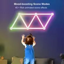 WIFI Intelligent Wall Lamp RGB Symphony Smart DIY Stitching 3