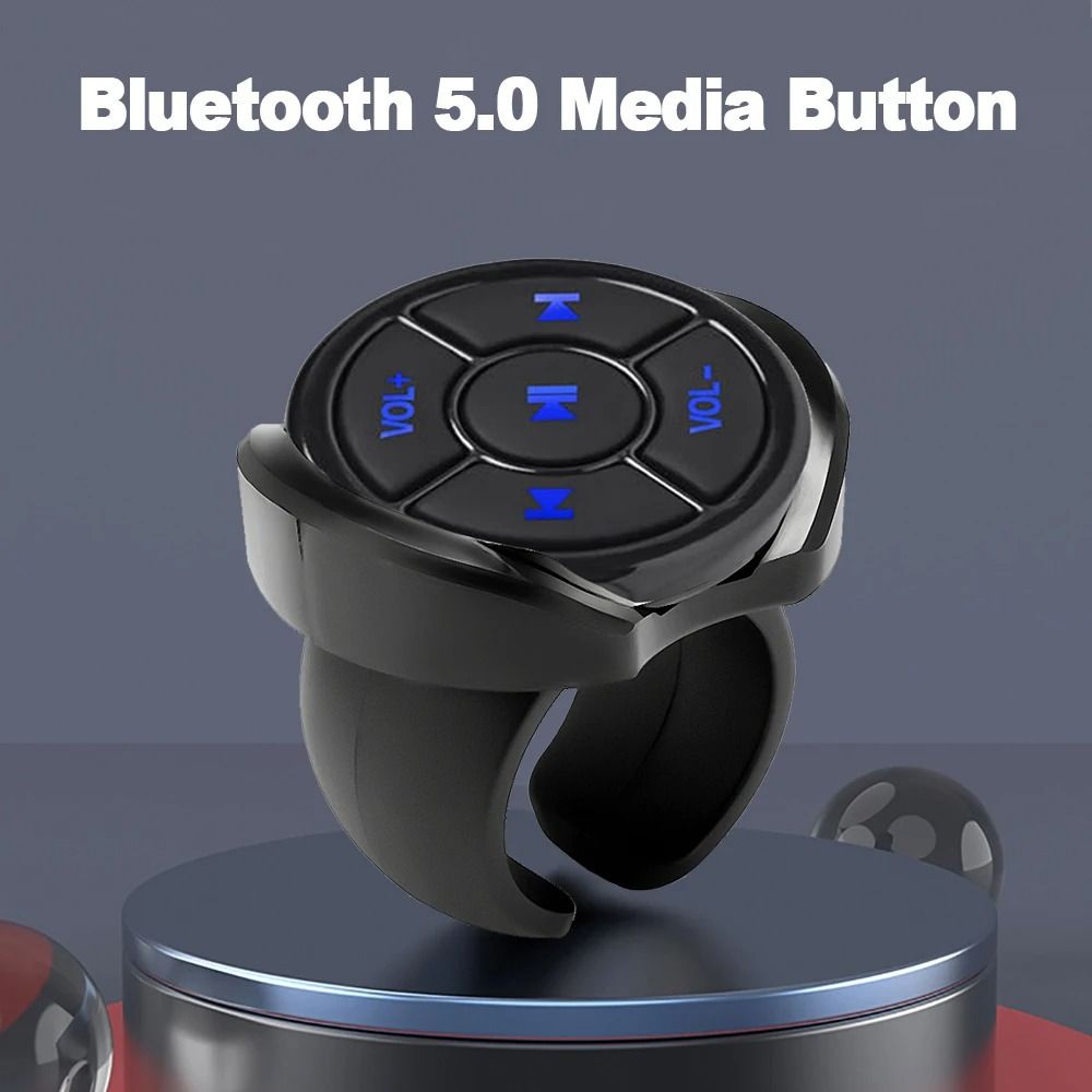 Wireless Bluetooth 50 Remote Media Button For Car Bike And Motorcycle 1