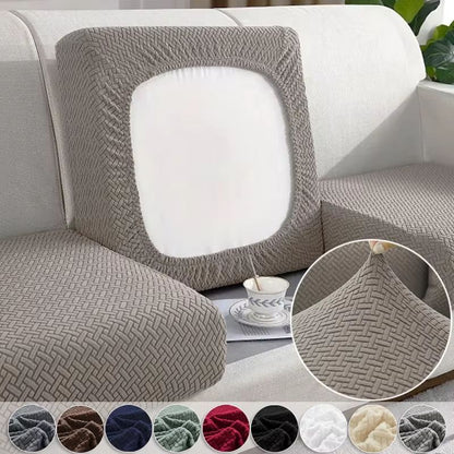 Thick Jacquard Elastic Sofa Seat Cover Protector