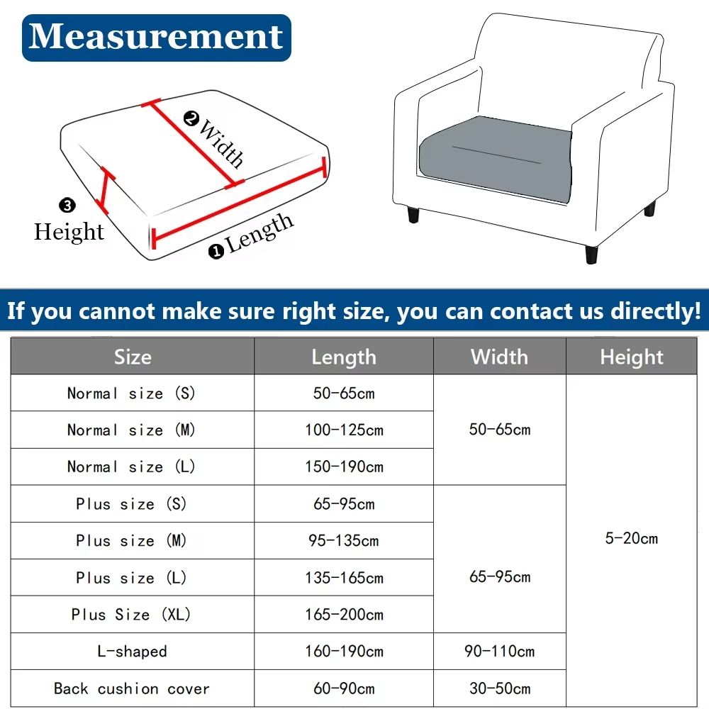 Thick Jacquard Elastic Sofa Seat Cover Protector 2
