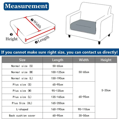 Thick Jacquard Elastic Sofa Seat Cover Protector 2