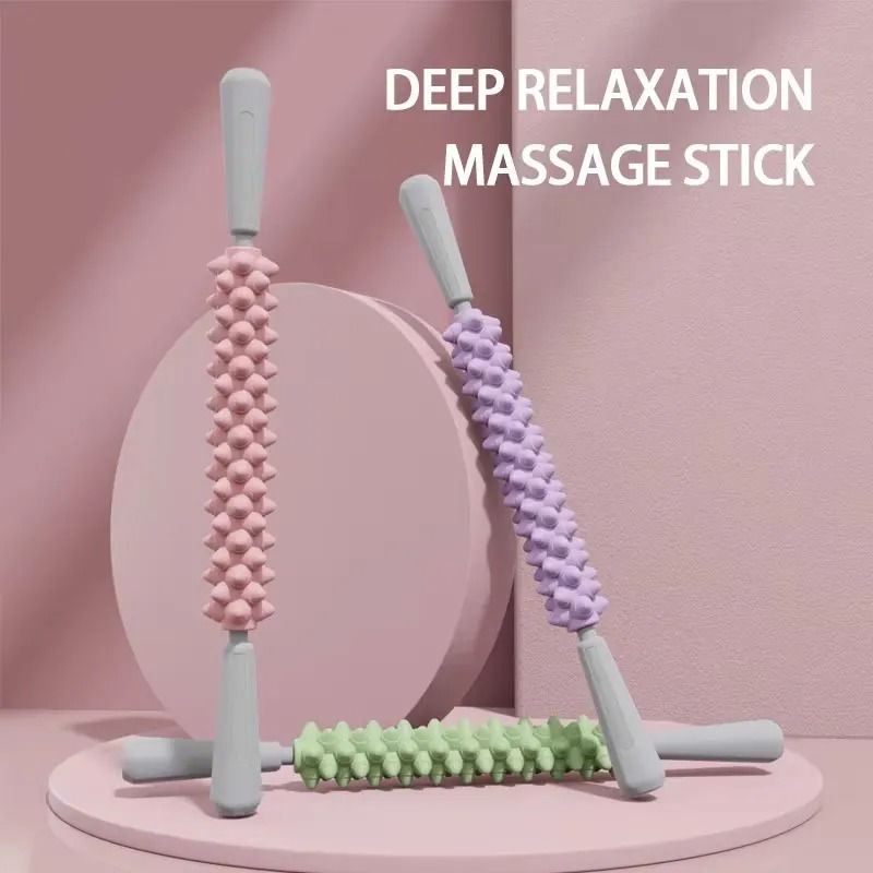 Wolf Teeth Yoga Massage Stick for Muscle Relief