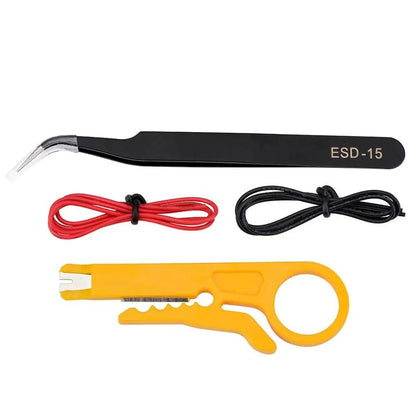 Digital LCD Soldering Iron Repair Kit Adjustable Temperature 80W 6