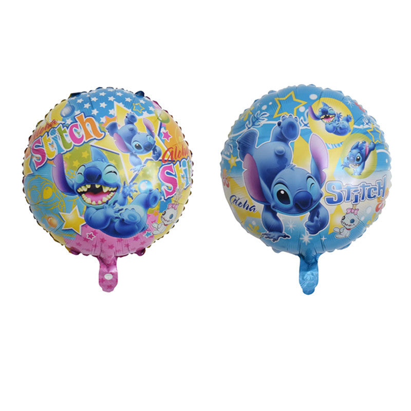Disney Animation Stitch Interstellar Baby Stitch Angel Aluminum Film Balloon Children's Cartoon Birthday Decoration Balloon