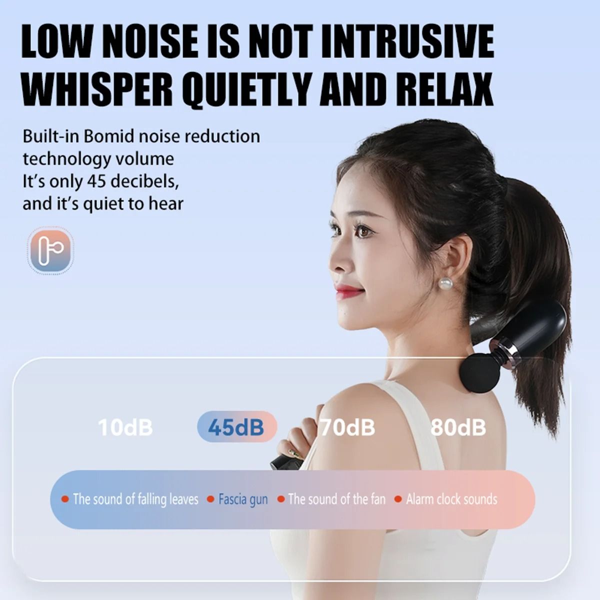 Electric Fascia Gun Massager For Deep Tissue Muscle Recovery 4