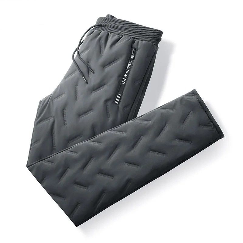 Men Waterproof Insulated Cotton Padded Winter Pants For Ski Hiking And Cold Weather 3