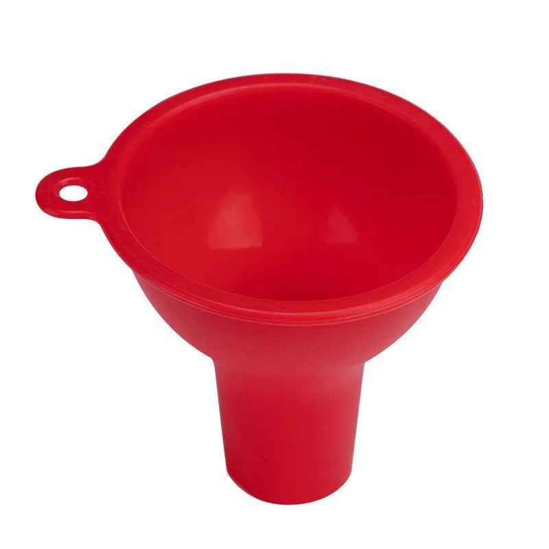 Multi Function Silicone Wide Mouth Funnel Milk Powder Bean Funnel Large Caliber Wine Oil Leak Kitch 1