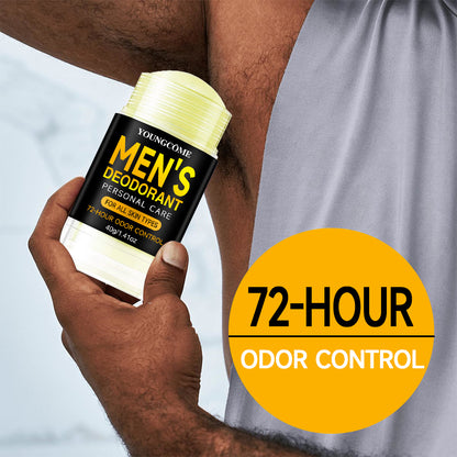 Long Lasting Men Sandalwood Deodorant Stick Anti Sweating Keep Drying, Odor Control, Underarm Refresh, Gift for Him