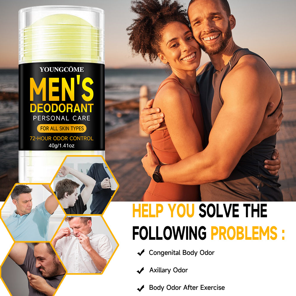 Long Lasting Men Sandalwood Deodorant Stick Anti Sweating Keep Drying Odor Control Underarm Refresh 3