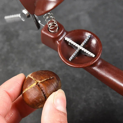 Stainless Steel Walnut Clip Chestnut Sheller, Creative Nut Opener, Multi-functional Kitchen Cutter Gadget for Peanuts