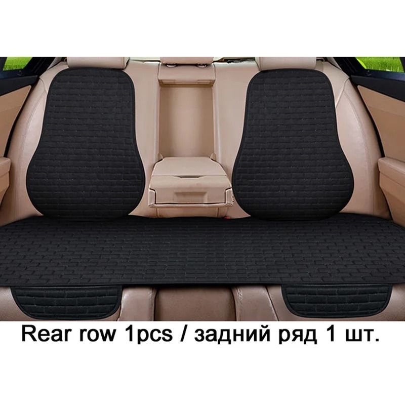 Flax Car Seat Cushion Pad  Breathable Auto Seat Protector For Front Or Rear Seats 18