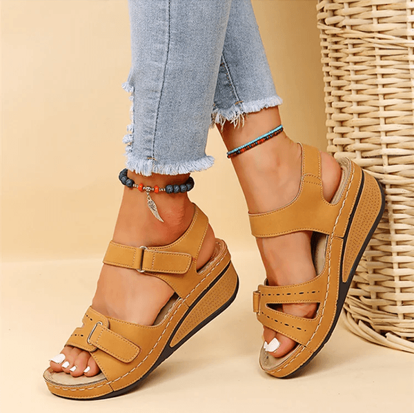 SlipOn Open Toe Casual Sandals for Women Comfortable Party Walking Shoes