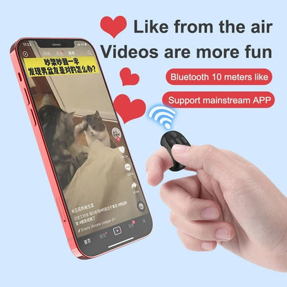 Bluetooth Selfie Ring Remote Controller for Smartphones