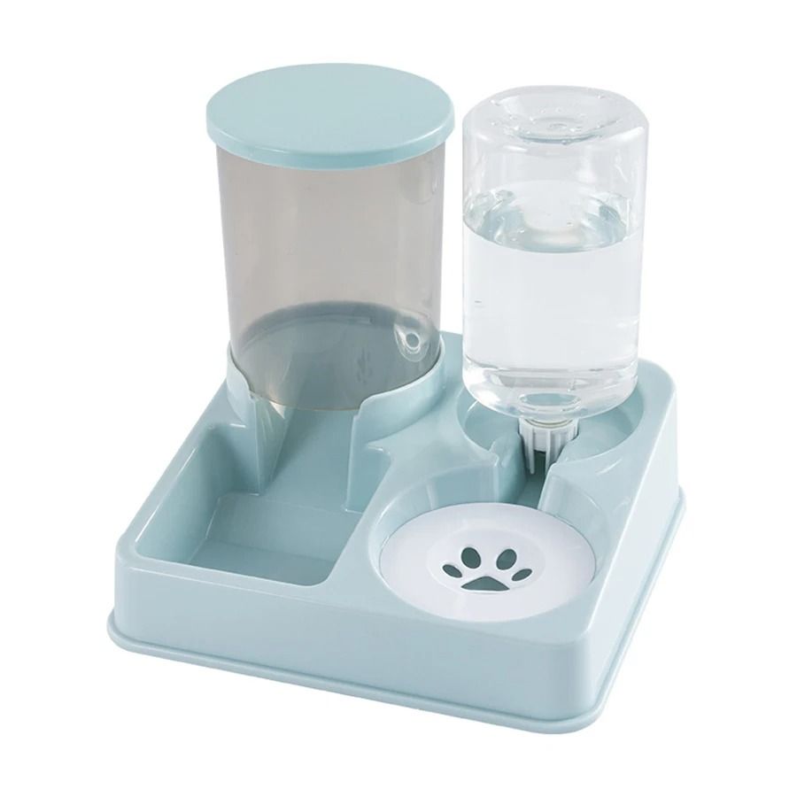 Automatic Pet Feeder And Water Dispenser Set Gravity Food And Water Station For Cats And Small Dogs 7