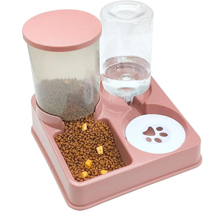 Automatic Pet Feeder And Water Dispenser Set Gravity Food And Water Station For Cats And Small Dogs 8