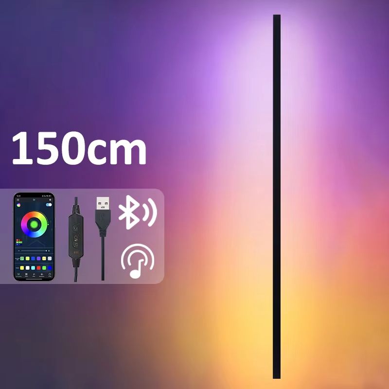 150 cm RGB Strip Wall Lamp Bluetooth Remote Decor Light