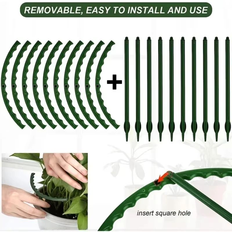 Plastic Garden Plant Support Stake For Flowers And Greenhouse Use 3