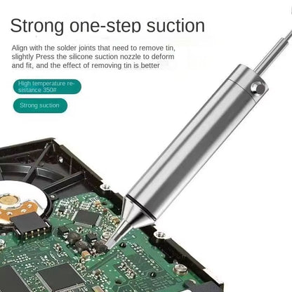 Aluminum Desoldering Pump Solder Sucker Pen Vacuum Tool For Repair 3