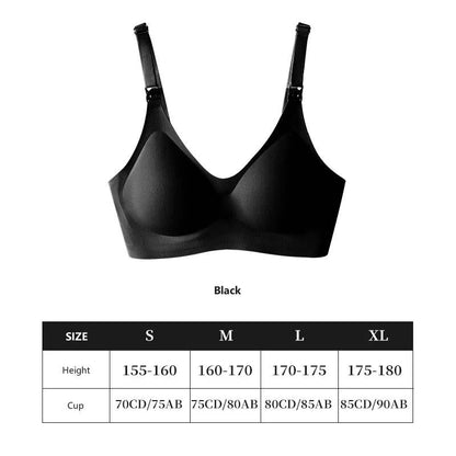 Wireless Maternity Nursing Bra With FrontOpen Buckle  Breathable  Supportive Pregnancy Underwear 7