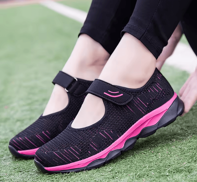 Womens Breathable Mesh Platform Sneakers Lightweight Casual Walking Shoes 5