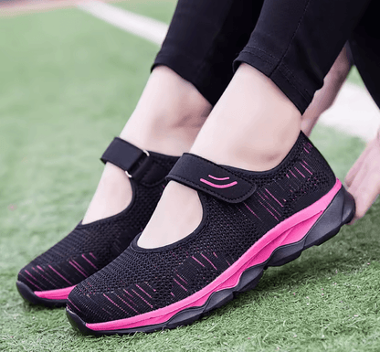 Womens Breathable Mesh Platform Sneakers Lightweight Casual Walking Shoes 5