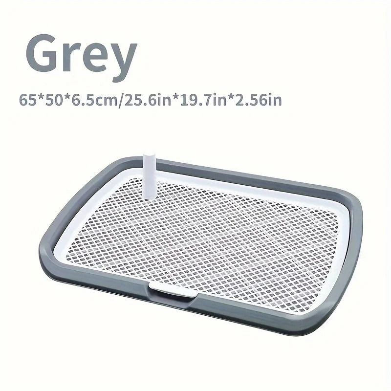 Plastic Dog Potty Training Tray With Removable Net Reusable Puppy Toilet Holder 6