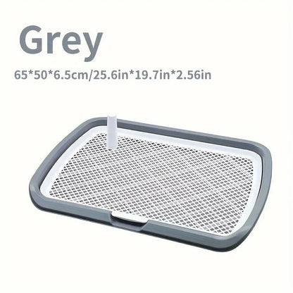 Plastic Dog Potty Training Tray With Removable Net Reusable Puppy Toilet Holder 6