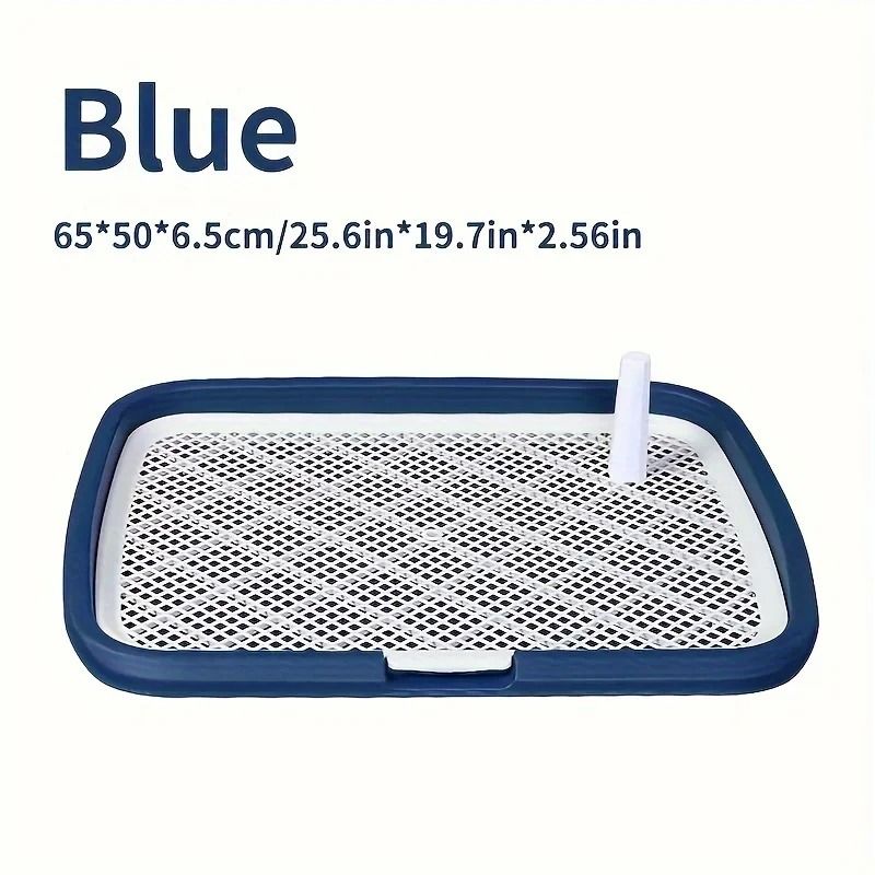 Plastic Dog Potty Training Tray With Removable Net Reusable Puppy Toilet Holder 8