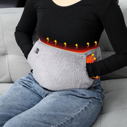 USB Electric Heating Waist Belt For Lumbar Abdominal Pain Relief And Hand Warmer Function 3