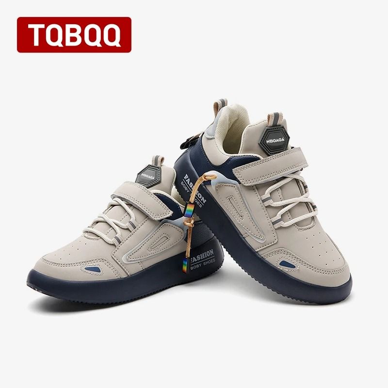 Kids Lightweight Casual Sports Sneakers for Boys Low Top Breathable Shoes