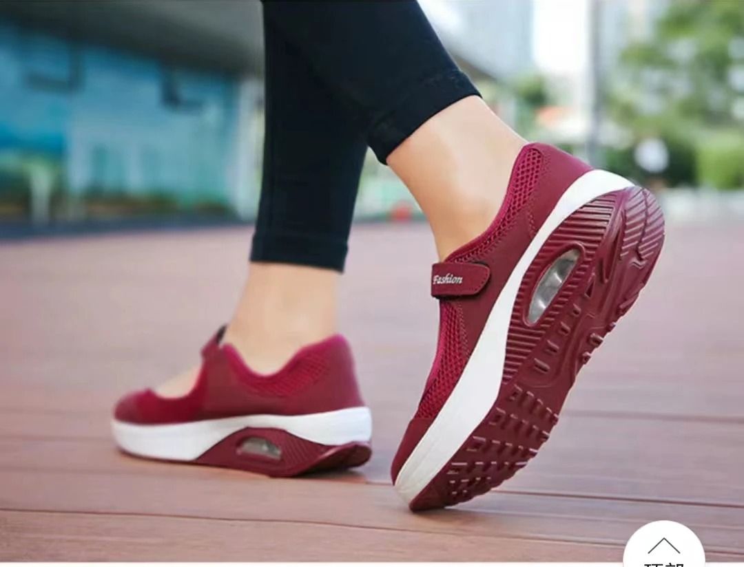 Women Breathable Walking Shoes with Air Cushion Flat Comfortable Casual Sneakers