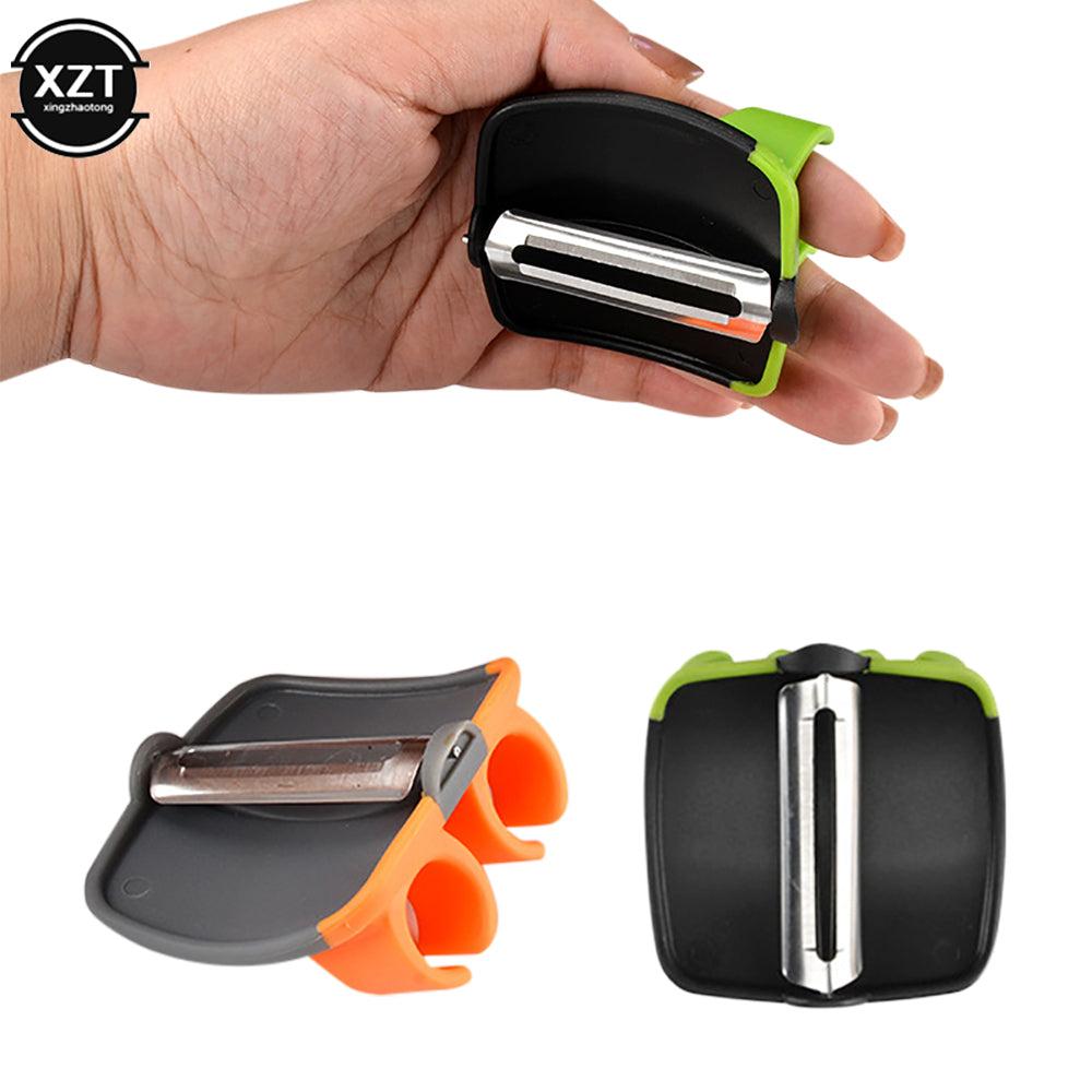 Swift Hand Palm Vegetable Fruit Peeler, Multifunctional Slicer Tool, Kitchen Helper for Quick Peeling