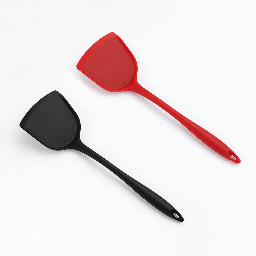 Cooking Utensils Silicone Non-stick Set, Scoop Spatula Turners, Egg Fish Frying Pan Kitchen Tools for Healthy Cooking