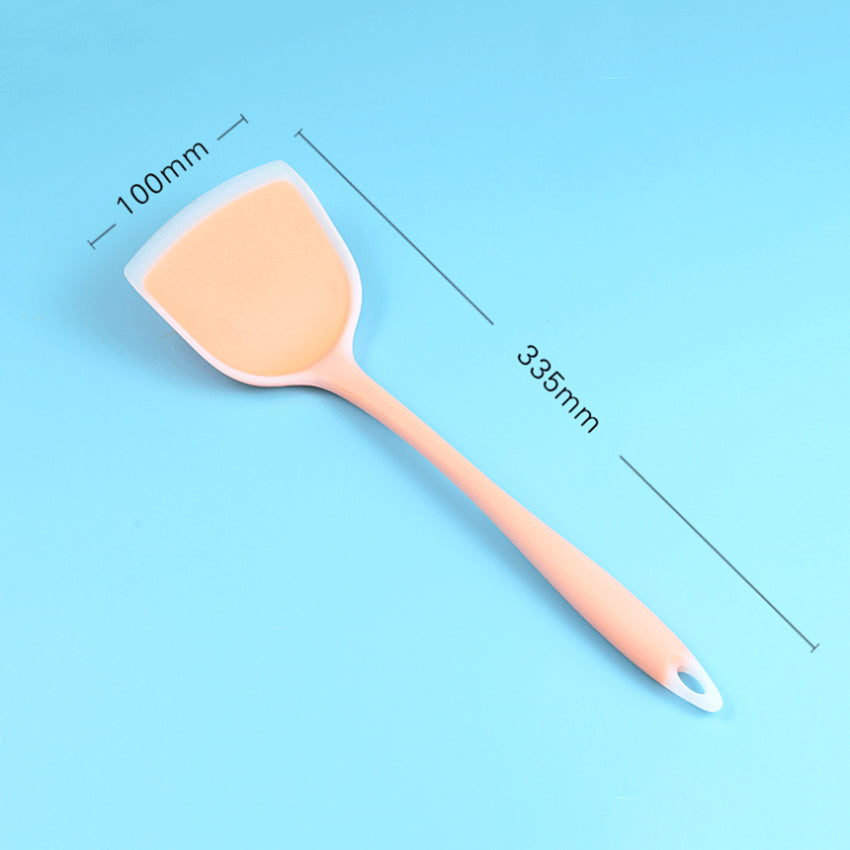 Cooking Utensils Silicone Non-stick Set, Scoop Spatula Turners, Egg Fish Frying Pan Kitchen Tools for Healthy Cooking