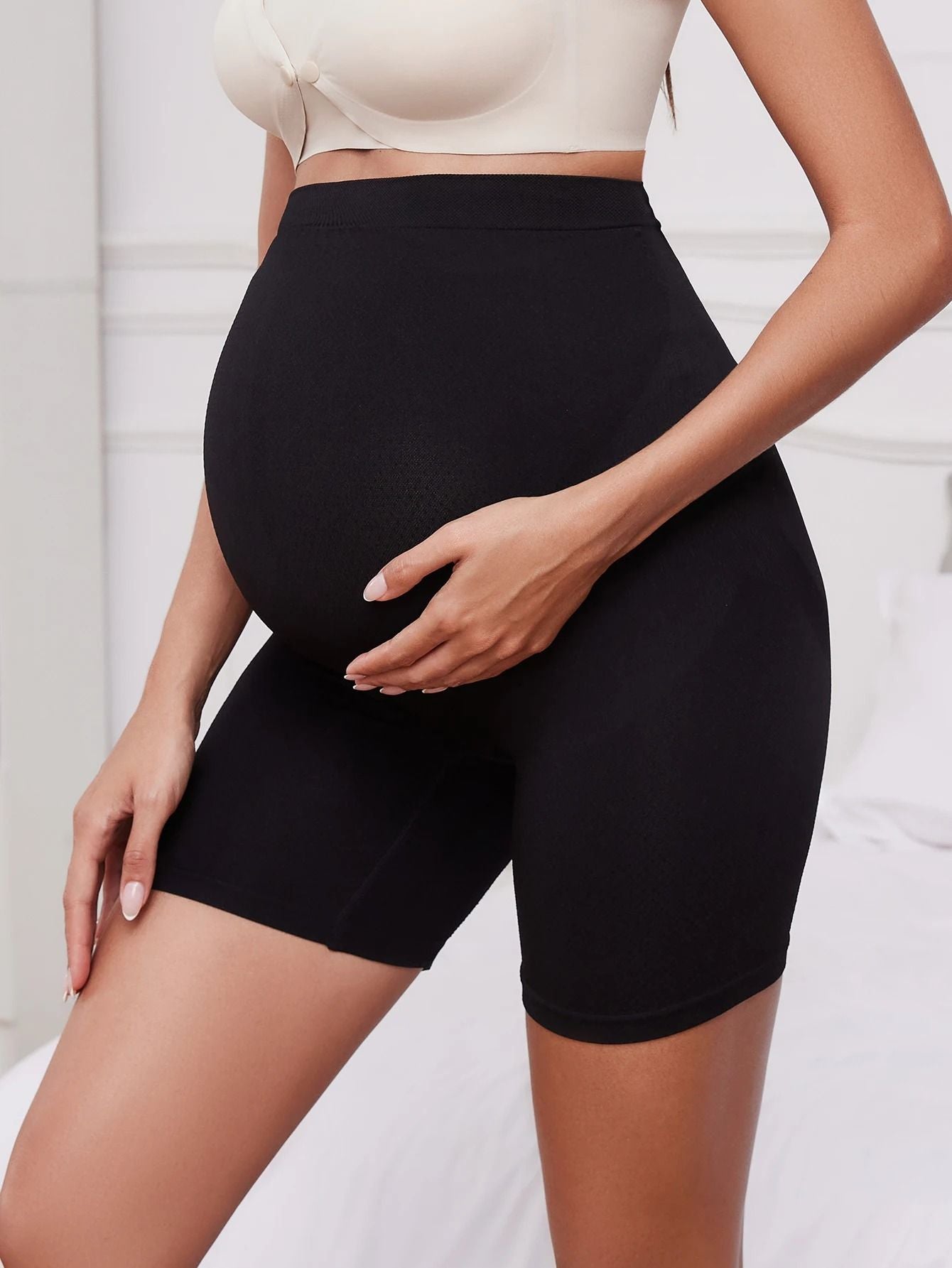 High Waist Seamless Postpartum Shaping Leggings for Belly Support and Recovery