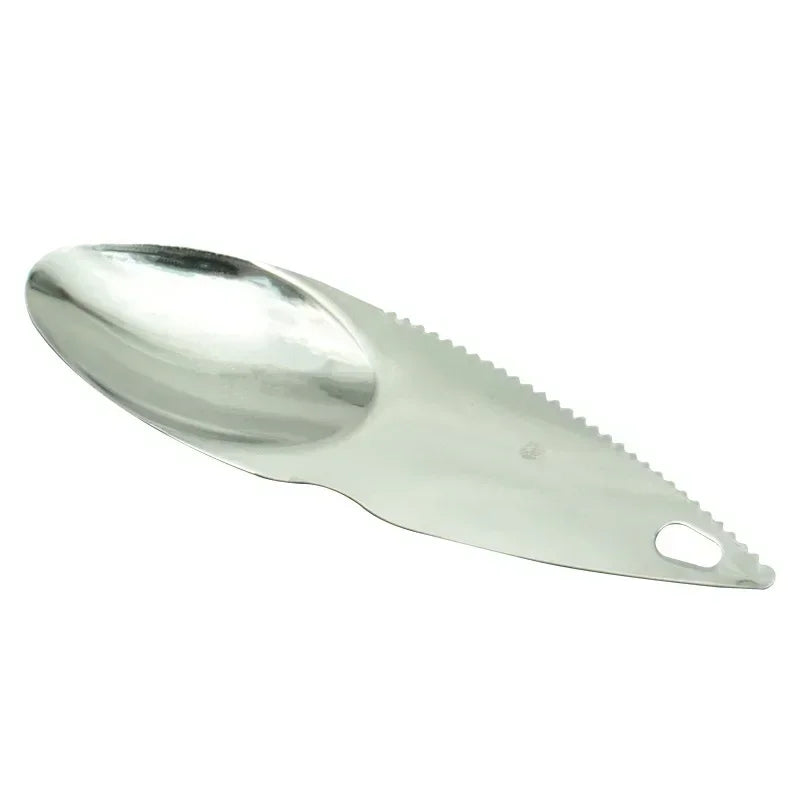 Kiwi Avocado Dig Spoon Scooper, Stainless Steel Peeler, Serrated Fruit Cutter Knife, Kitchen Cutting Gadgets