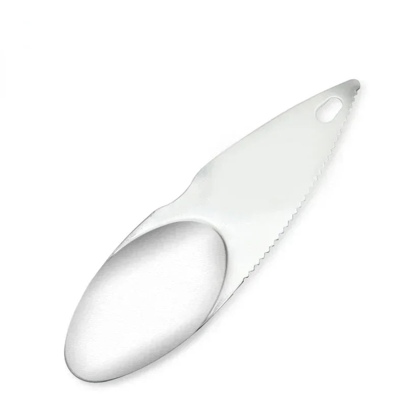 Kiwi Avocado Dig Spoon Scooper, Stainless Steel Peeler, Serrated Fruit Cutter Knife, Kitchen Cutting Gadgets