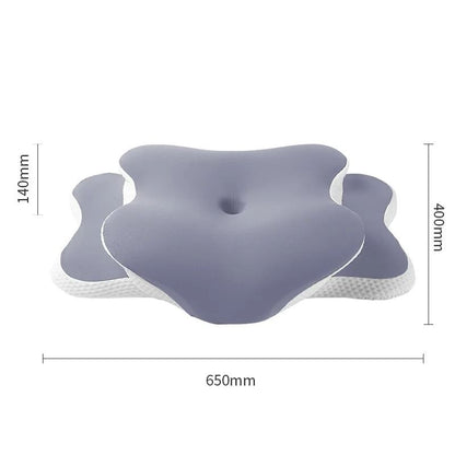 Ergonomic Memory Foam Cervical Pillow With Ice Silk Cover For Neck Pain Relief 8