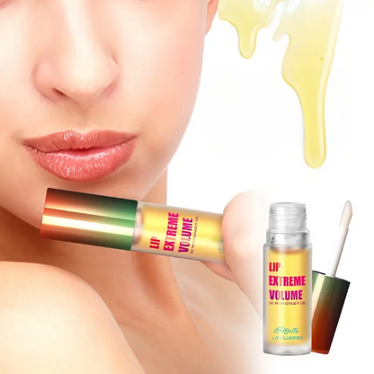 Radiant Ginger Mint Lip Plumper Oil Volumizing Serum For Smoother Fuller Lips Youthful Sexy Pout En 1