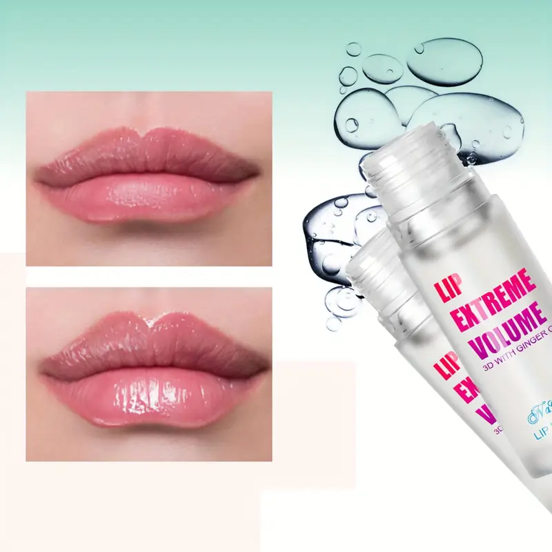 Radiant Ginger Mint Lip Plumper Oil Volumizing Serum For Smoother Fuller Lips Youthful Sexy Pout En 3