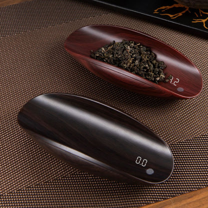 Digital Wood Texture Coffee Scale, Household Touch Sensor Tea Scale, Professional Accurate Kitchen Scale for Seasoning