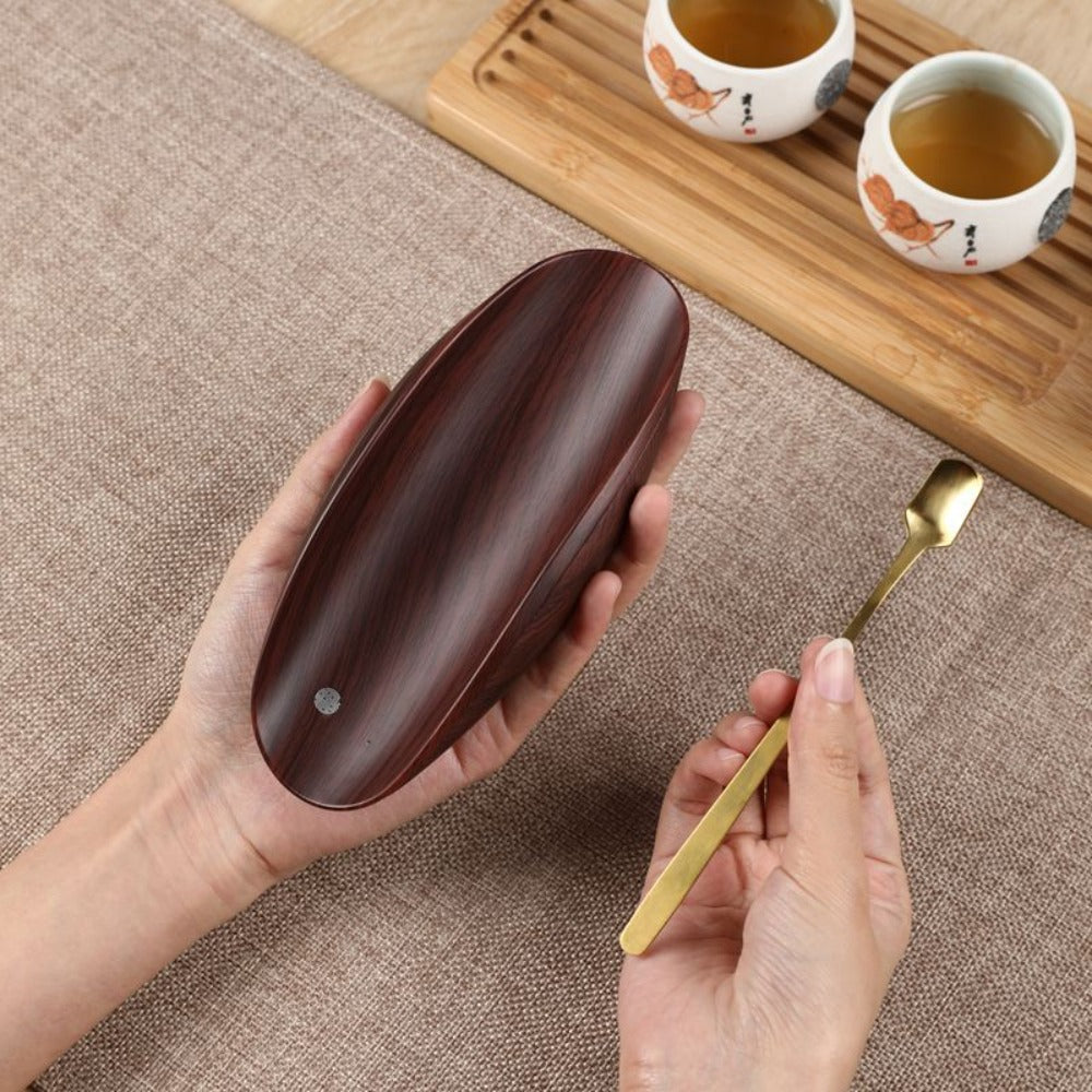 Digital Wood Texture Coffee Scale, Household Touch Sensor Tea Scale, Professional Accurate Kitchen Scale for Seasoning