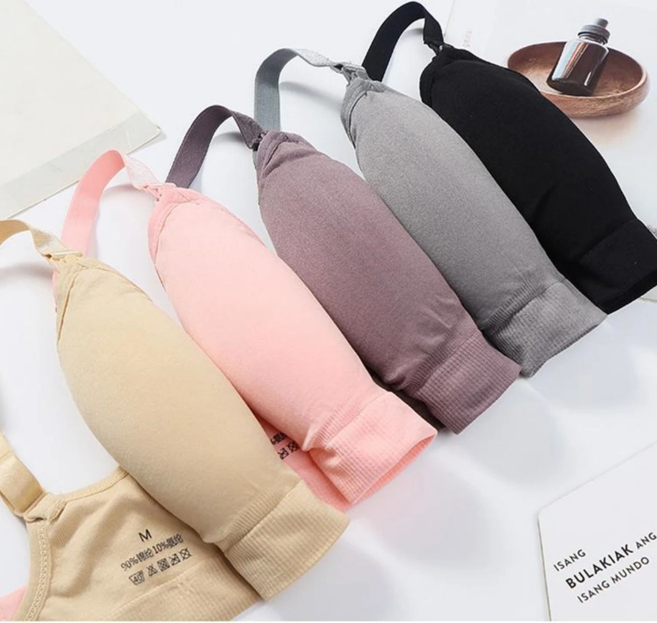3pcs Breathable Cotton Maternity Nursing Bra Set With Easy Access And Seamless Comfort 3