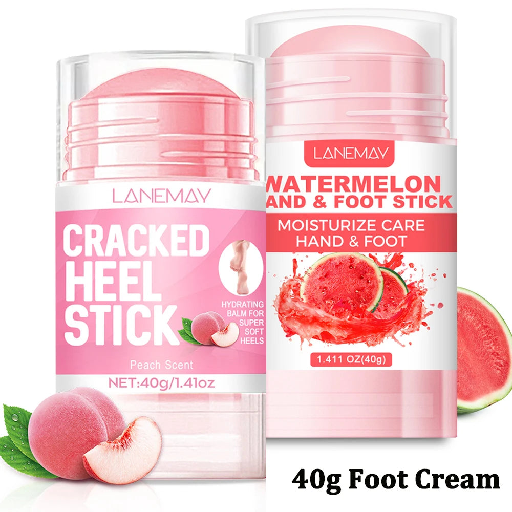 Moisturizing Cracked Cream for Heels Elbows Knees, Ultra Hydrating Foot Care, Softens Calluses, Dead Skin Removal