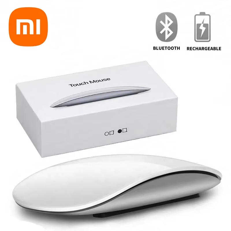 Silent Rechargeable Xiaomi Wireless Mouse, Ultra Light Type-C Charging Mouse for iPad Mac Ergonomic Office Use